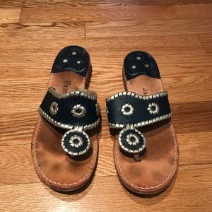 Navy and Gold Jack Rogers